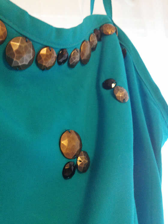 {A Smith of All Trades} Blue Dress Beading